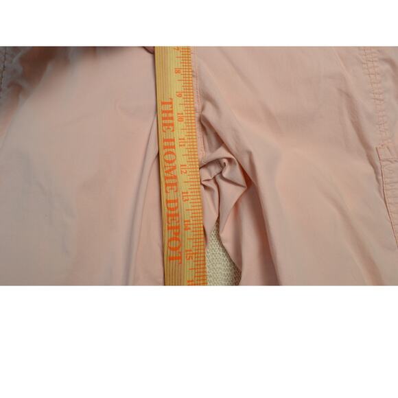 Chico's Women's Pale Pink Ankle Pants Button Roll Tab Hem Stretch Casual 2 XL - Picture 9 of 11